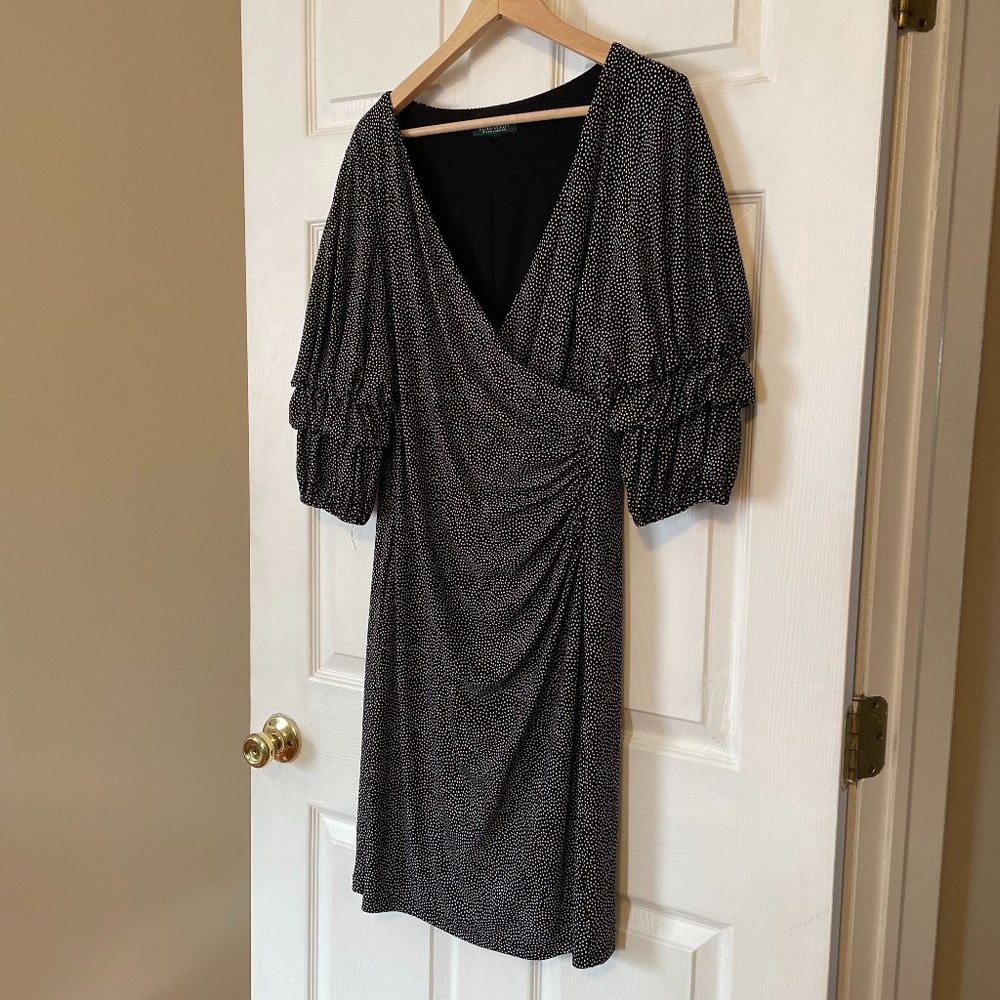 Lauren by Ralph Lauren Polka Dot Dress— size 12